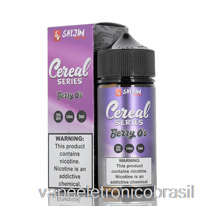 Vape Recarregável Berry O's - Série Cereal - Vapor Shijin - 100ml 6mg